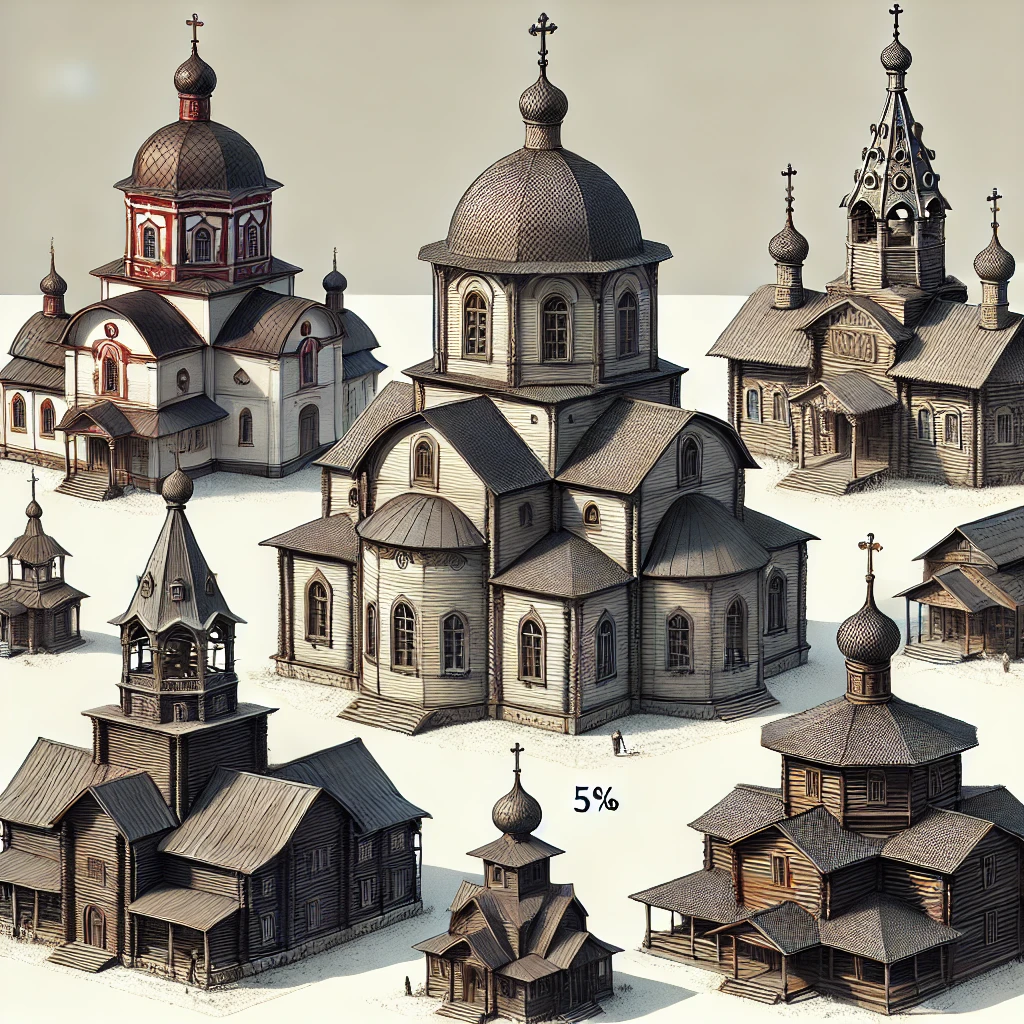 Основные типы церковных построек