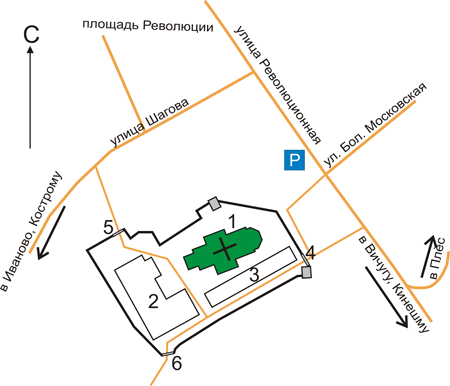 План Никольского женского монастыря,Ивановская область